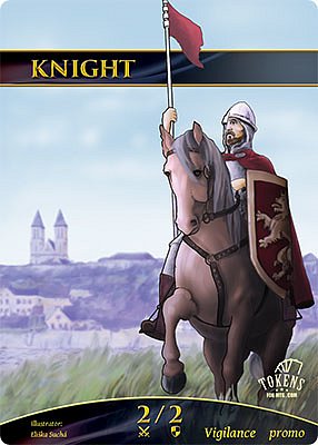 PROMO Knight 2/2 MTG token