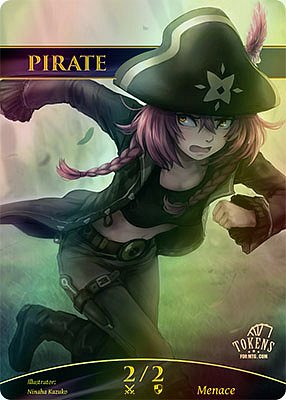 Pirate 2/2 MTG gamekit token