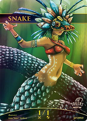 PROMO Snake 1/1 MTG token