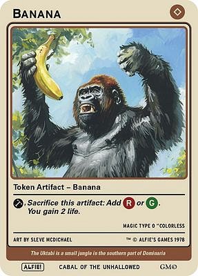 Banana MTG token