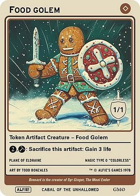 Food Golem MTG token 1/1