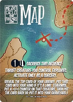 Map MTG token