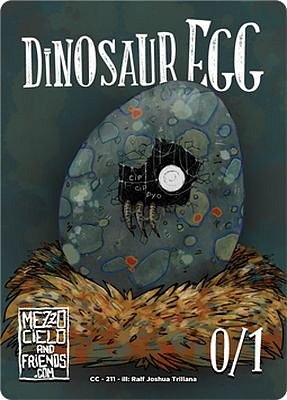 Dinosaur Egg MTG token 0/1