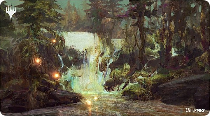 MTG playmat Island