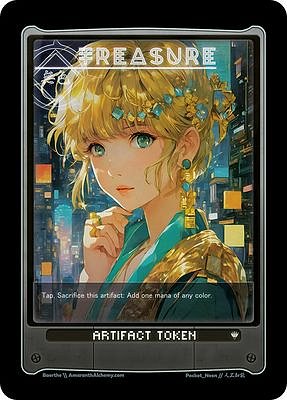 Treasure MTG token (v.17)