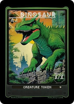 Dinosaur MTG token */*