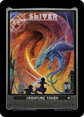 Sliver MTG token 1/1 (v.2)