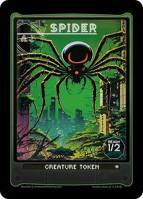 Spider MTG token 1/2 (v.2)