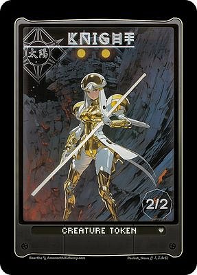 Knight MTG token 2/2 (v.4)