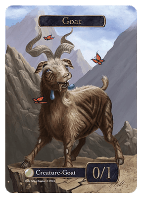 Goat MTG token 0/1