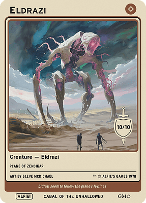 Eldrazi MTG token 10/10