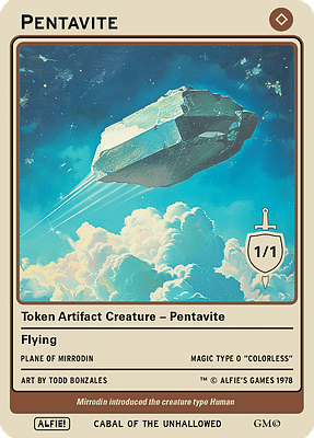 Pentavite MTG token 1/1
