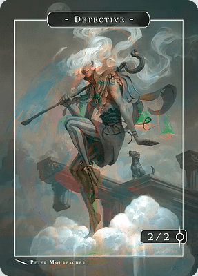 Detective MTG token 2/2