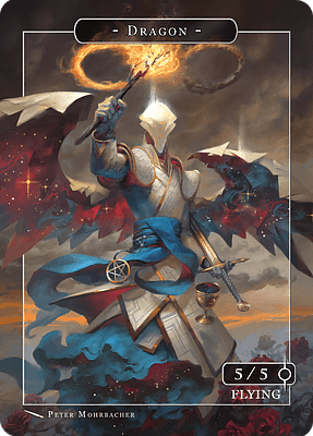 Dragon MTG token 5/5