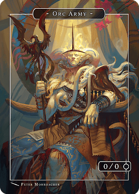 Orc Army MTG token 0/0