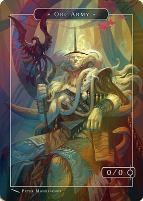 Orc Army MTG token 0/0
