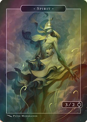 Spirit MTG token 3/2