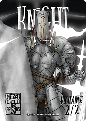 Knight MTG token 2/2 (v.2)