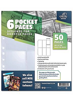 6-Pocket Pages for booster packs