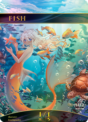 Fish MTG token 1/1