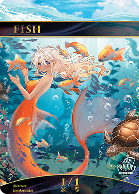 Fish MTG token 1/1
