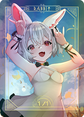 Rabbit MTG token 1/1