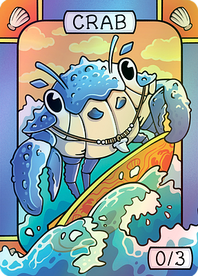 Crab MTG token 0/3