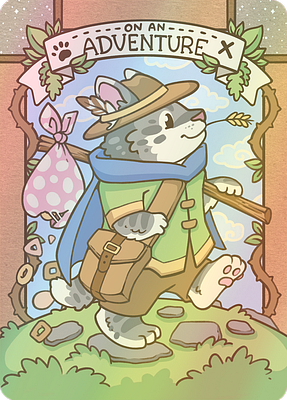 On an Adventure MTG token