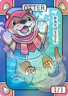 Otter MTG token 1/1