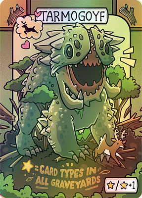 Tarmogoyf MTG token */1+*