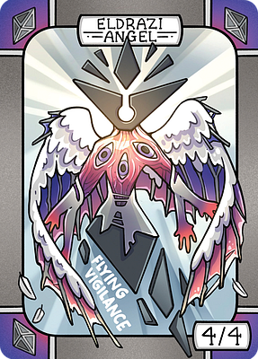 Eldrazi Angel MTG token 4/4