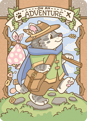 On an Adventure MTG token