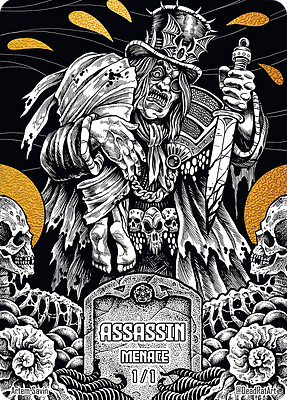 Assassin MTG token 1/1