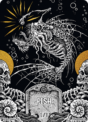 Fish MTG token 1/1