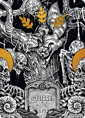 Squirrel MTG token 1/1