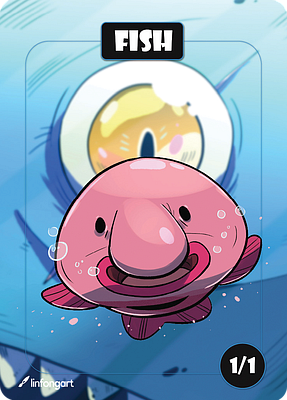 Fish MTG token 1/1