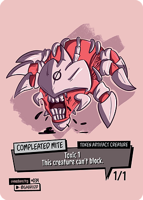 Phyrexian Mite MTG token 1/1