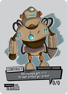 Construct MTG token 0/0