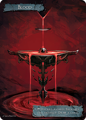Blood MTG token