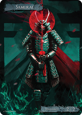Samurai MTG token 2/2