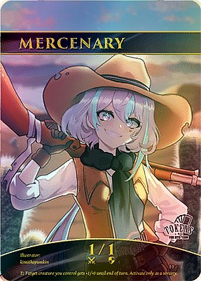 Mercenary MTG token 1/1