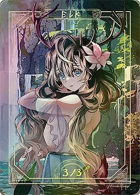 Elk MTG token 3/3