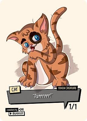 Cat MTG token 1/1