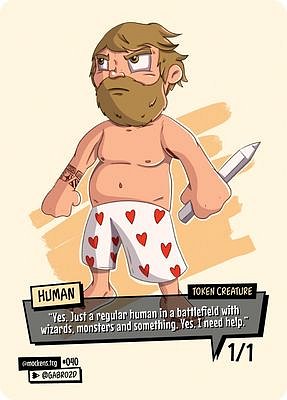 Human MTG token 1/1