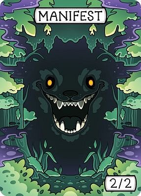 Manifest MTG token 2/2 (v.2)