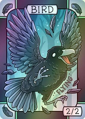 Bird MTG token 2/2 (v.2)