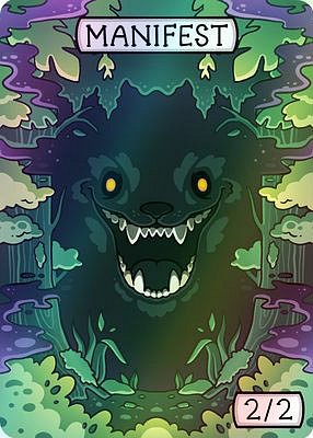 Manifest MTG token 2/2 (v.2)