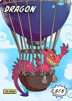 Dragon MTG token 5/5