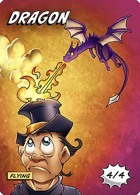 Dragon MTG token 4/4