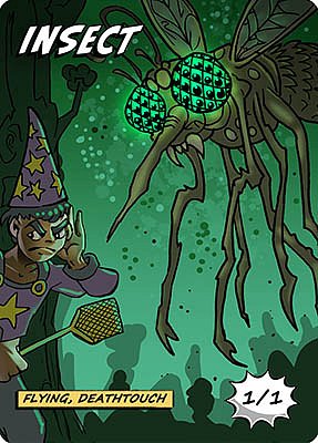 Insect MTG token 1/1 (v.3)